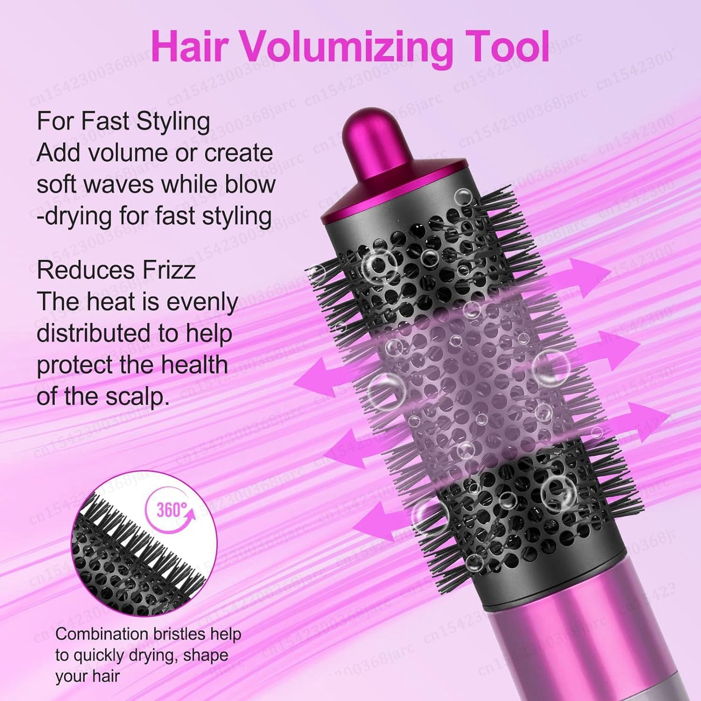 SenCiciMen X9 Multi Hair Styler Curling Iron Escova de ar quente Curling Barril