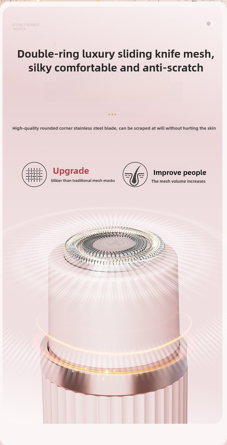 Barbeador elétrico para mulheres, à prova d&#39;água, lâminas de cabelo molh