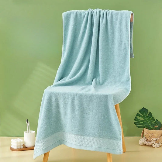 Toalha de banho de algodão pura toalha de banho doméstica absorvente toalha de