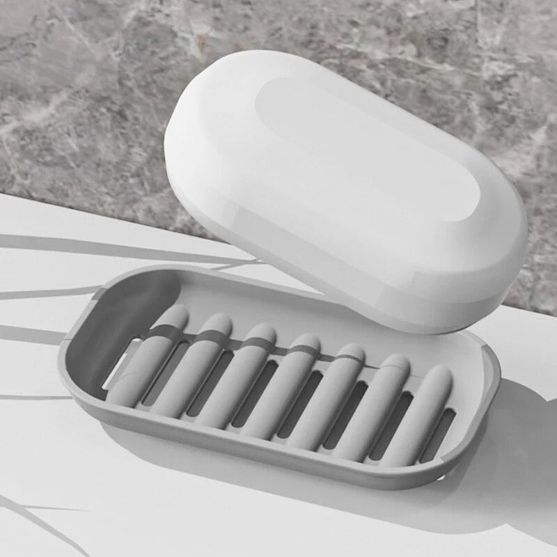 Caixa de sabonete impermeável selada portátil da moda para viagens, caminhadas