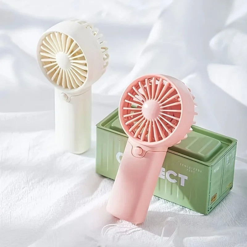 Bonito mini ventilador portátil ventilador de mão leve acessível bolso baixo