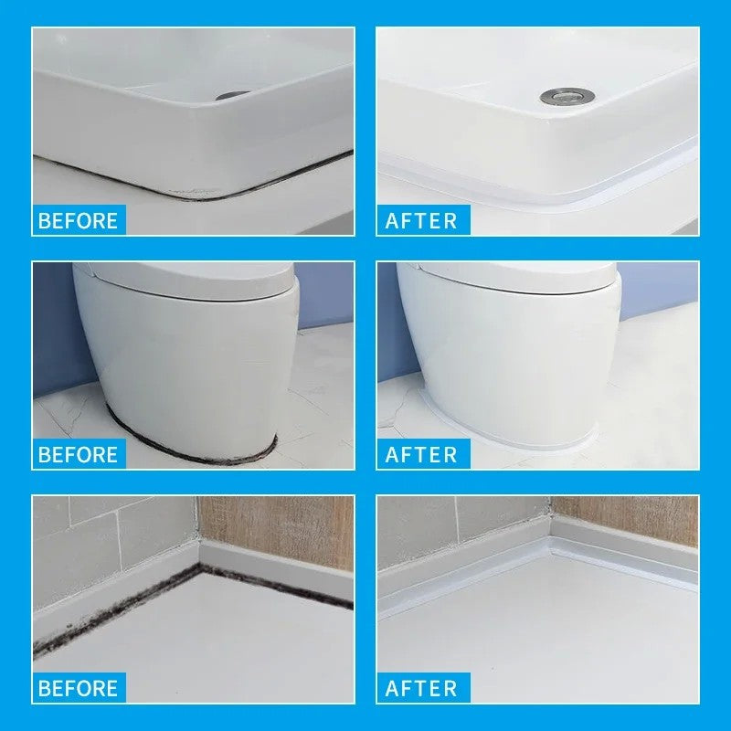 Fita de colocação de pvc, 2,2x3,2m, para banheiro, cozinha, calafetagem, autoa