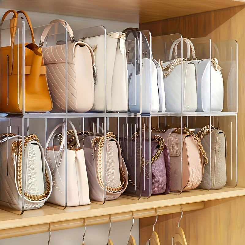 Rack de armazenamento de bolsas e carteiras - divisória de armazenamento de sac