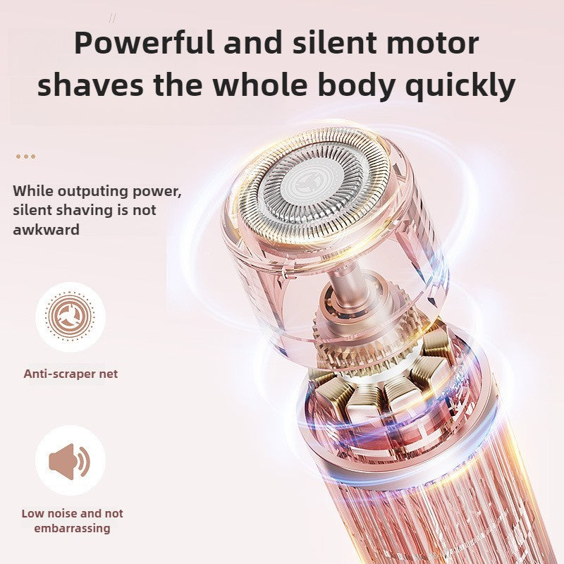 Barbeador elétrico para mulheres, à prova d&#39;água, lâminas de cabelo molh
