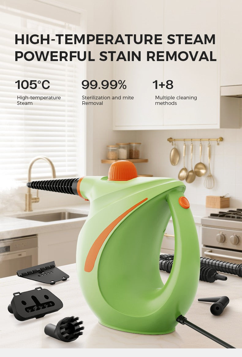 Limpador a vapor portátil 1200W de alta pressão 3.0Bar 20s Calor rápido Tanqu
