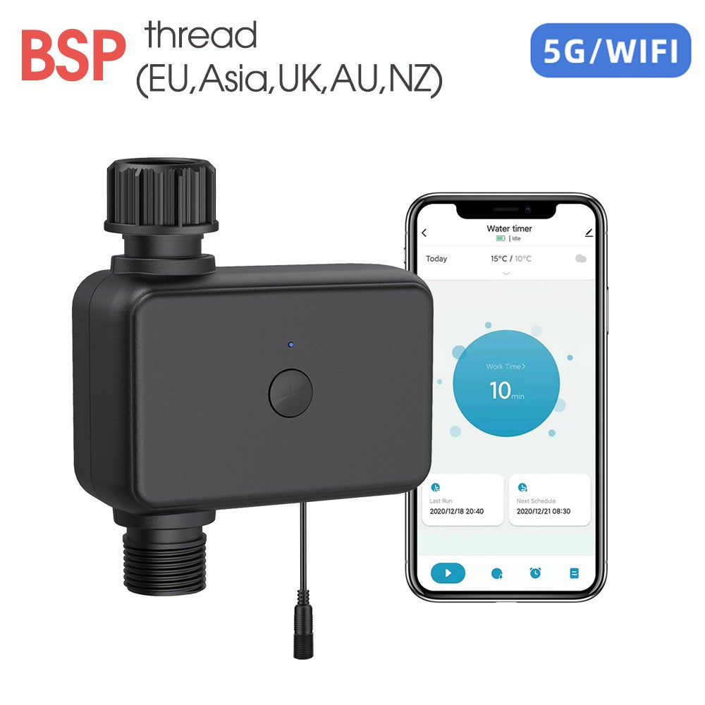 Tuya zigbee/wifi temporizador de água 1 zona sistema de rega programável flor