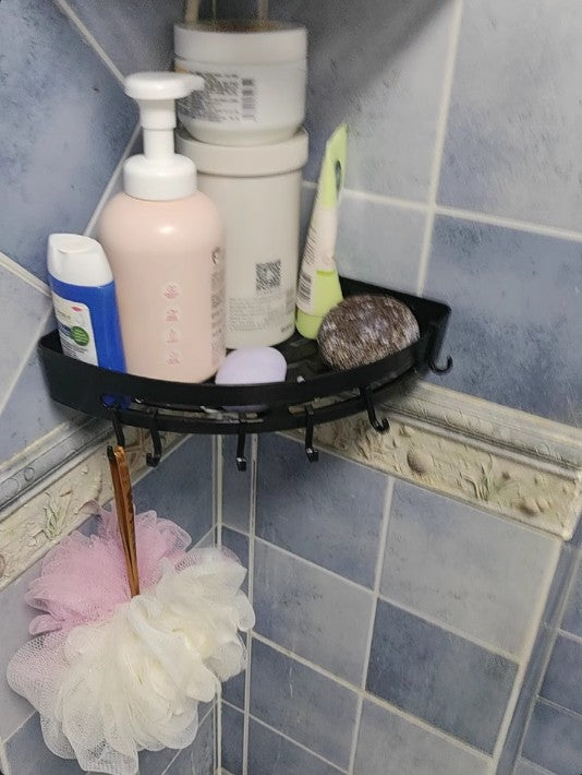 3/2/1 pçs adesivo forte sem broca prateleira de chuveiro armazenamento atualiza