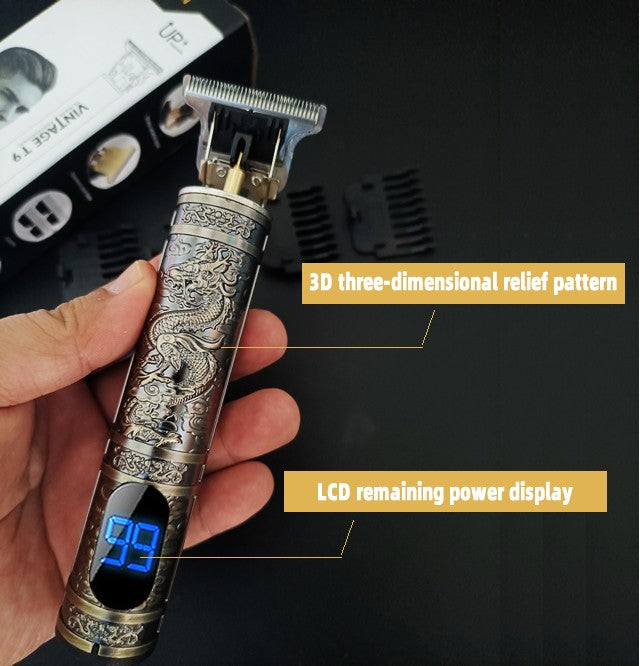 Novo barbeador elétrico profissional para homens navalha para homens cortador d