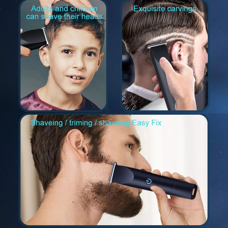 Design de cabeça de corte ajustável com carregamento USB para máquina de cort