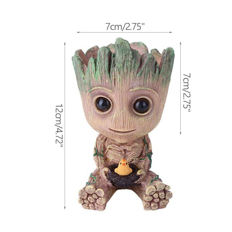 Bebê groot vaso de flores decoração para casa plantadores para plantas de int