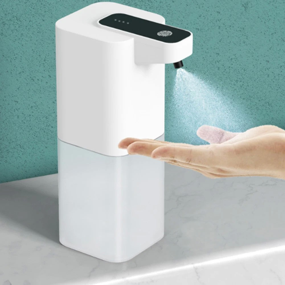 Dispensador de sabão automático recarregável USB, Touchless, portátil, espum