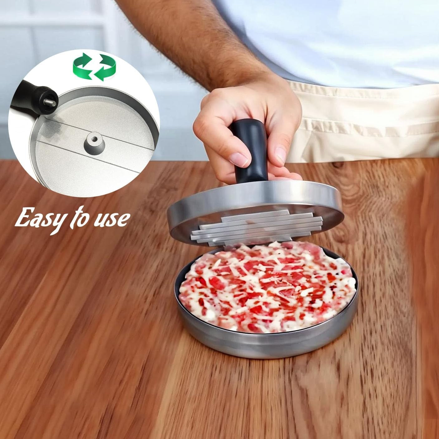 Imprensa de hambúrguer ferramenta de carne de hambúrguer fabricante de hambúr
