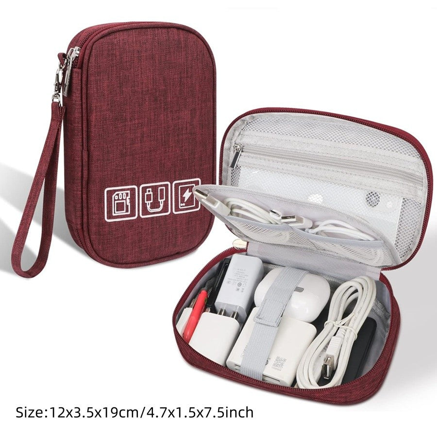 Bolsa de armazenamento digital portátil, dispositivo usb, à prova d&#39;água,