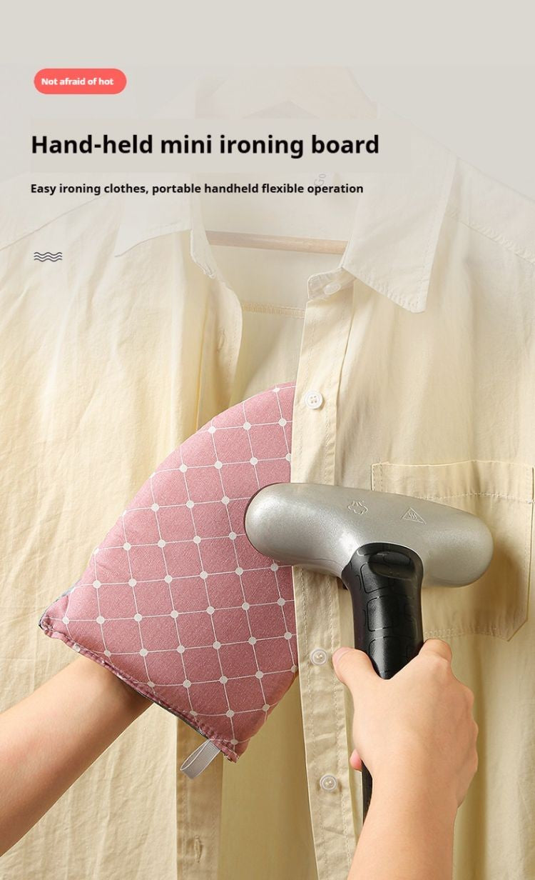 1 peça tecido portátil tábua de passar roupa pequena casa luvas de engomar an