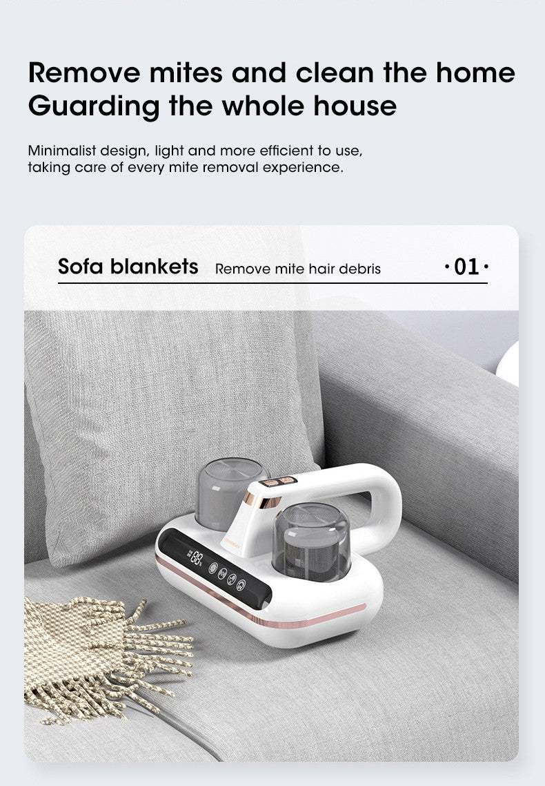 Removedor de ácaros inteligente sem fio removedor de ácaros forte batendo este
