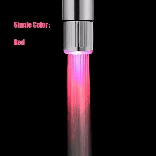 Zhang ji led sensível à temperatura 3 núcleos light-up torneira cozinha banhe