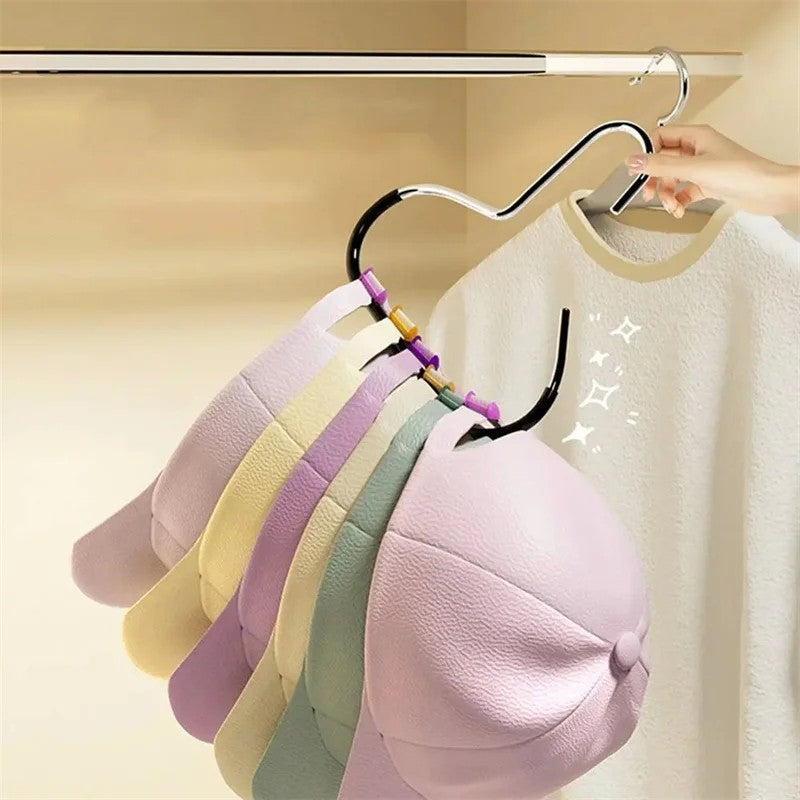 Cabide de chapéu com anel circular durável, resistente, gancho de armazenament