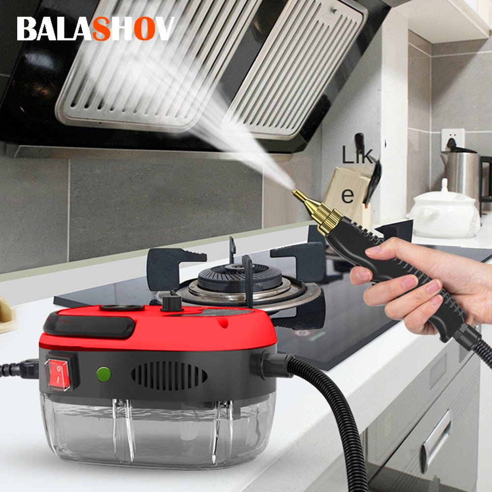 Limpador a vapor 2500W, jato de alta temperatura, capô para cozinha, ar condici