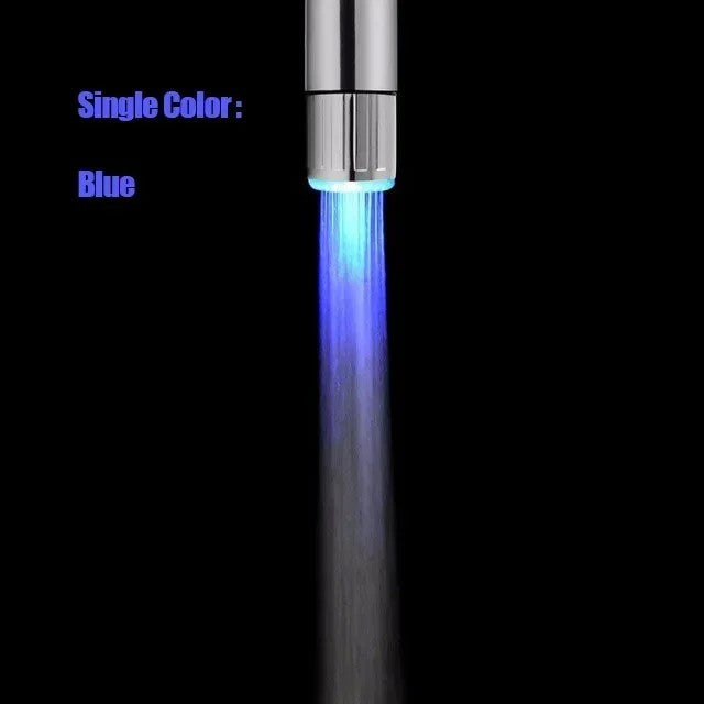 Zhang ji led sensível à temperatura 3 núcleos light-up torneira cozinha banhe