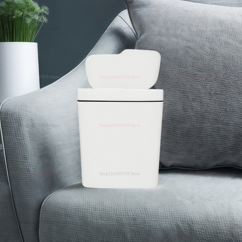 Lixeira automática sem toque de 15L com sensor à prova d&#39;água, cozinha, b