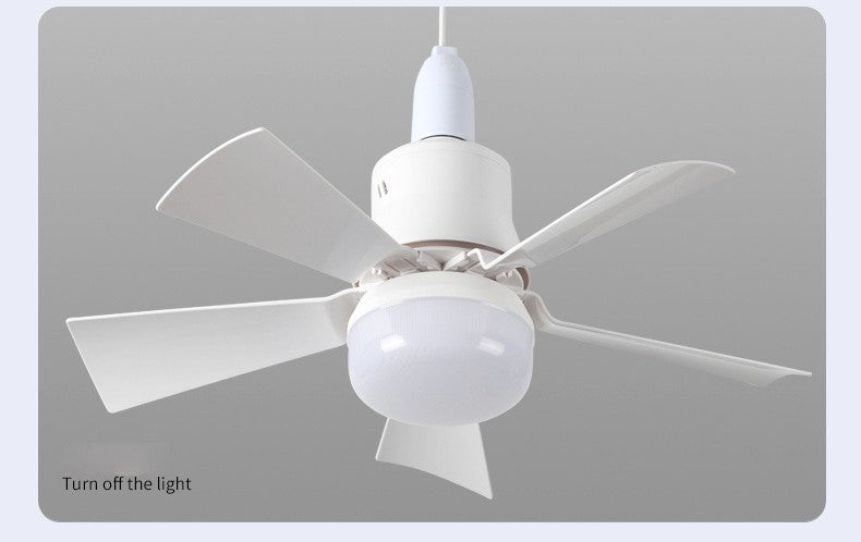 Ventilador de teto led com luz controle remoto regulável 30w e27 base moderna i