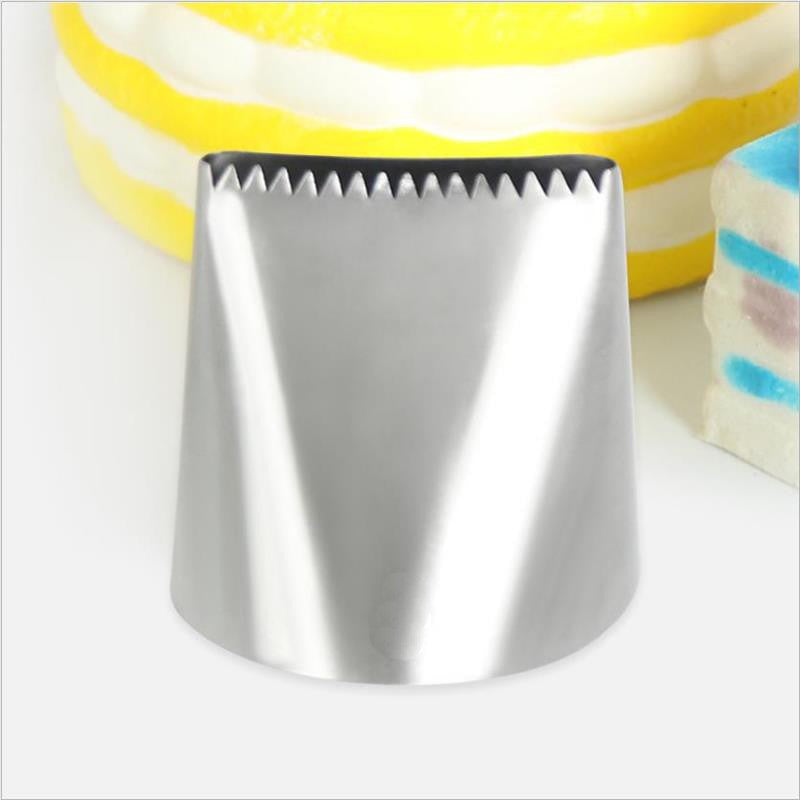 Oversized diy bolo fazendo creme cupcake ferramentas de aço inoxidável boca fl