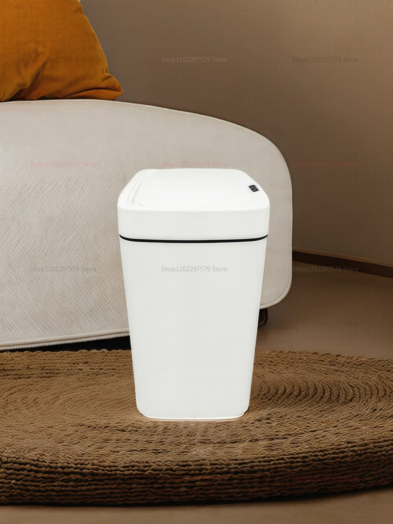 Lixeira automática sem toque de 15L com sensor à prova d&#39;água, cozinha, b