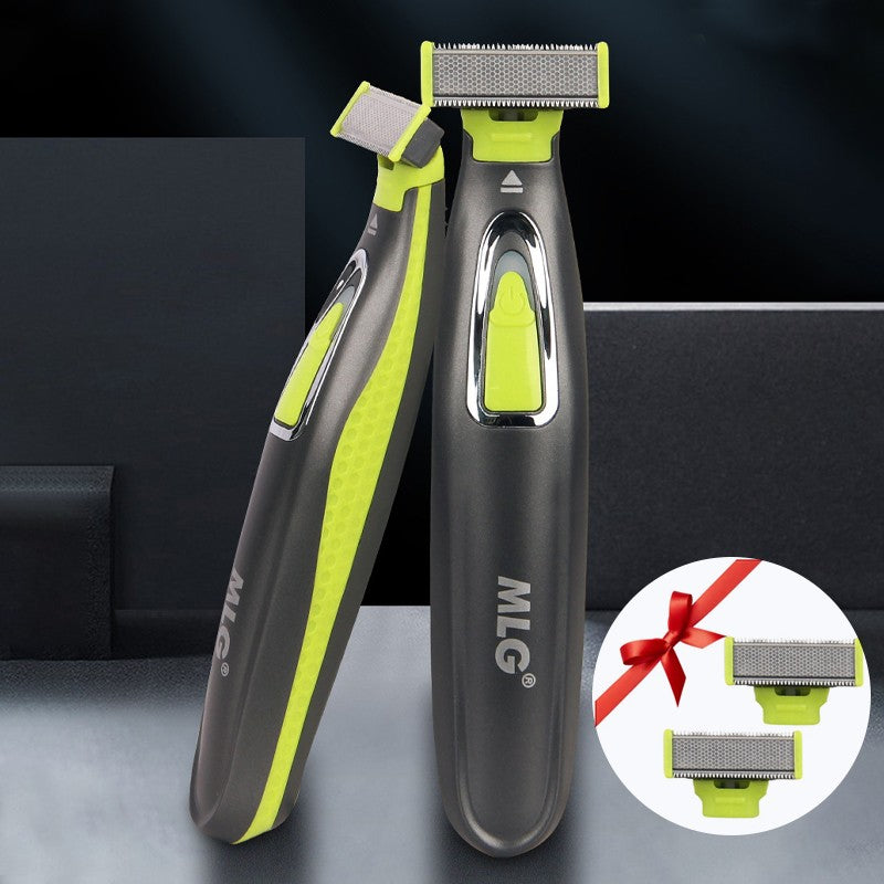 Barbeador elétrico para homens e mulheres, portátil, aparador de corpo inteiro