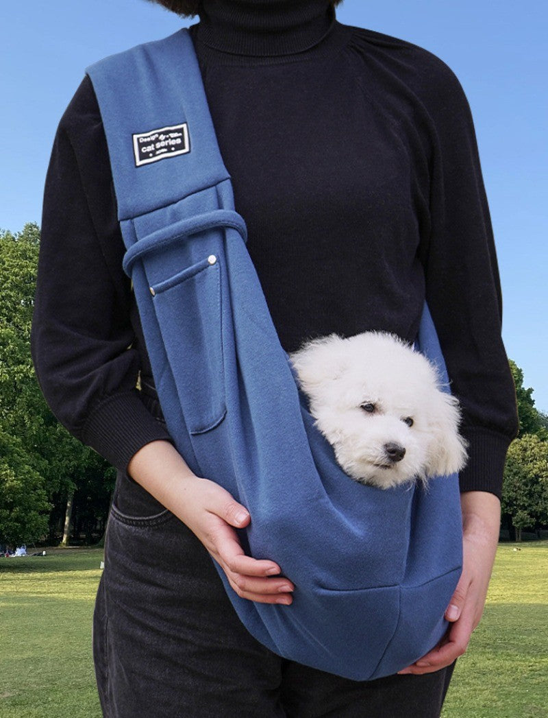 Bolsa confortável para cães, bolsa de ombro crossbody para animais de estimaç