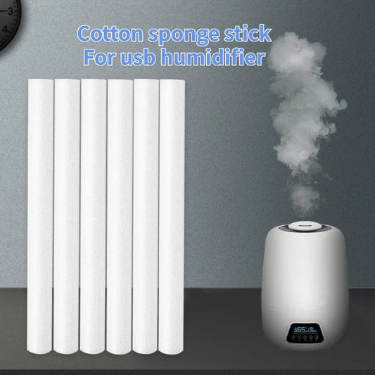 10 peças 6/7/8mm umidificador filtro cotonete núcleo usb umidificador de ar ul
