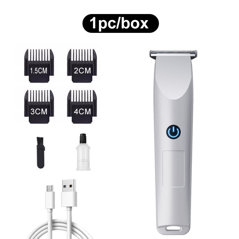 Design de cabeça de corte ajustável com carregamento USB para máquina de cort