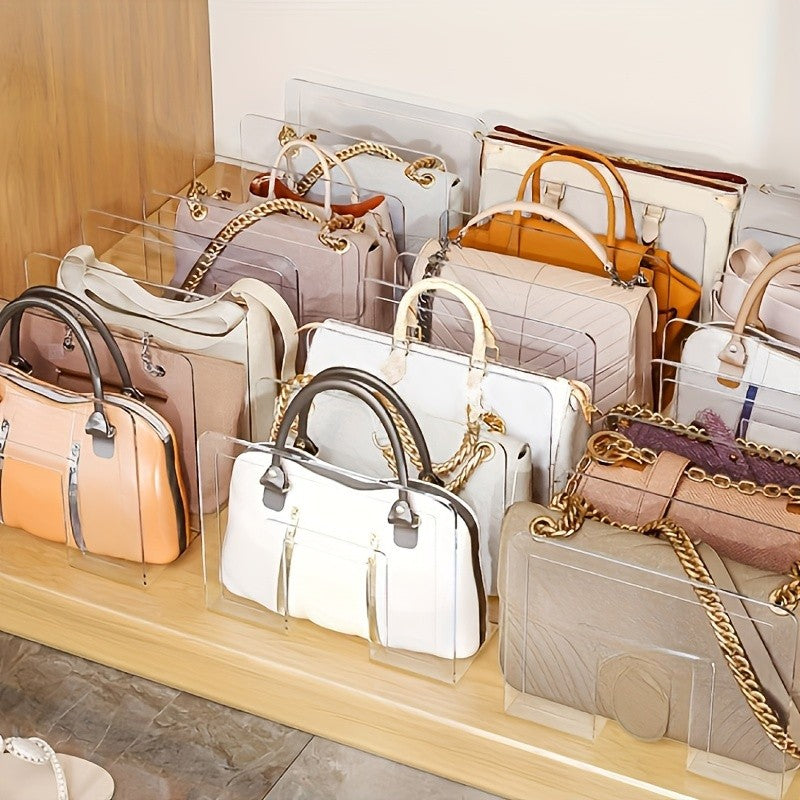 Rack de armazenamento de bolsas e carteiras - divisória de armazenamento de sac