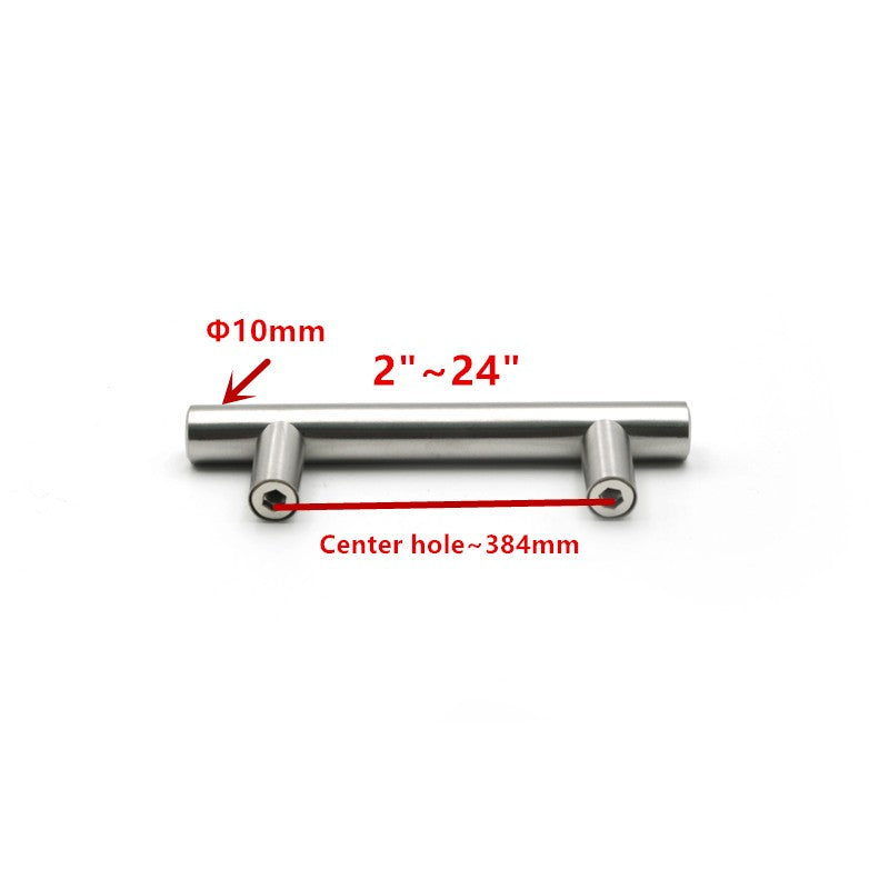 50mm a 500mm de aço inoxidável porta da cozinha armário t barra alça puxador