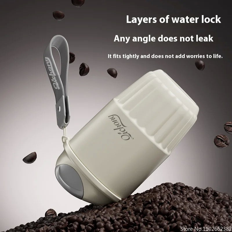 410ml forro cerâmico garrafa térmica xícara de café parede dupla aço inoxid
