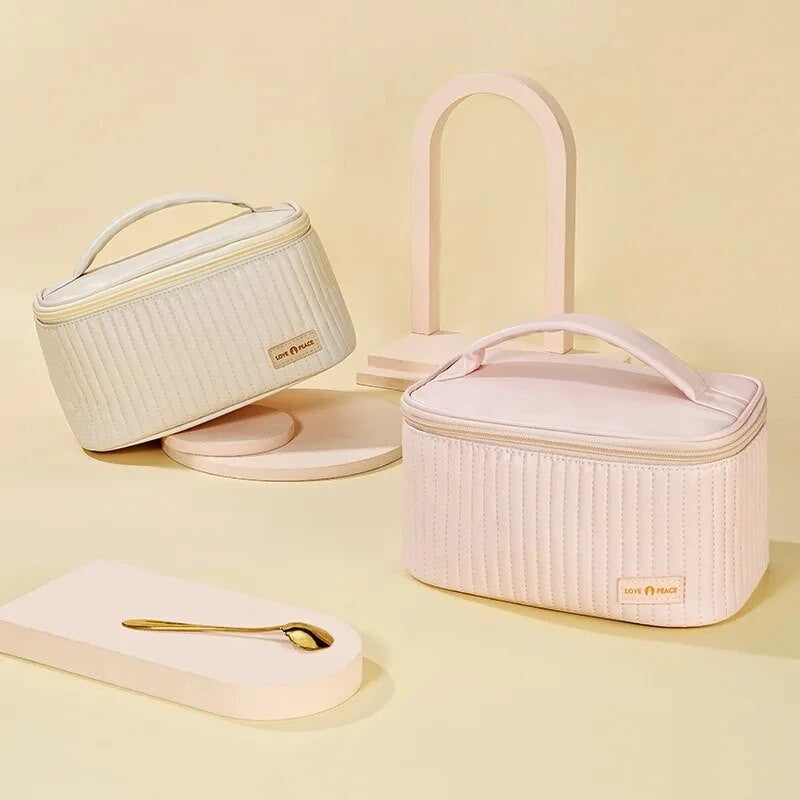 Sacos de maquiagem para mulheres viagem produtos de higiene pessoal bonito estoj