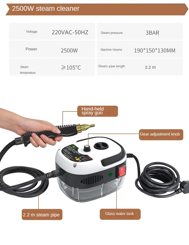 Limpador a vapor de alta pressão, limpadores de ar condicionado para casa, cozi