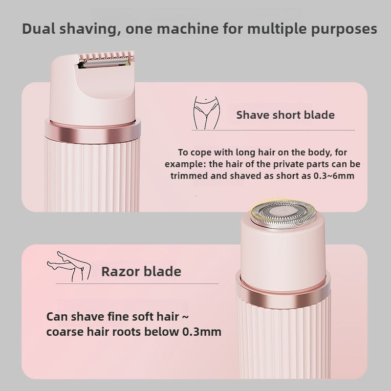 Barbeador elétrico para mulheres, à prova d&#39;água, lâminas de cabelo molh