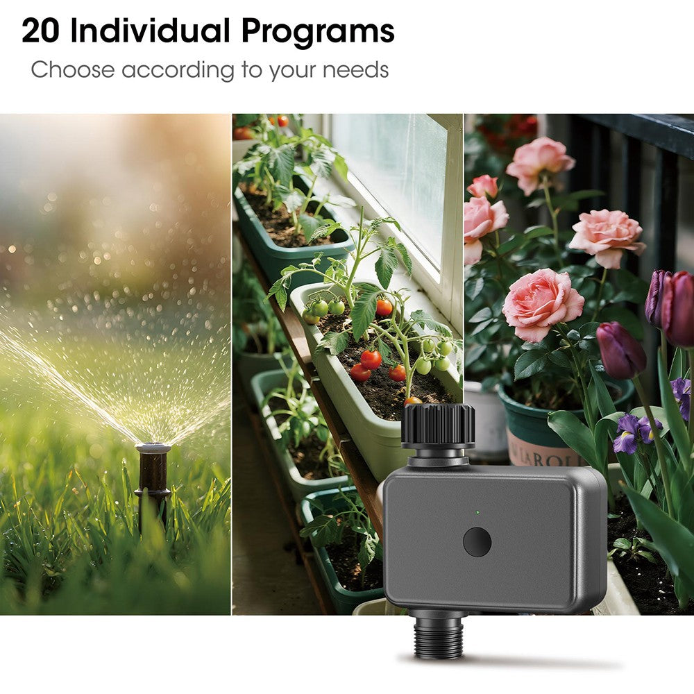 Tuya zigbee/wifi temporizador de água 1 zona sistema de rega programável flor