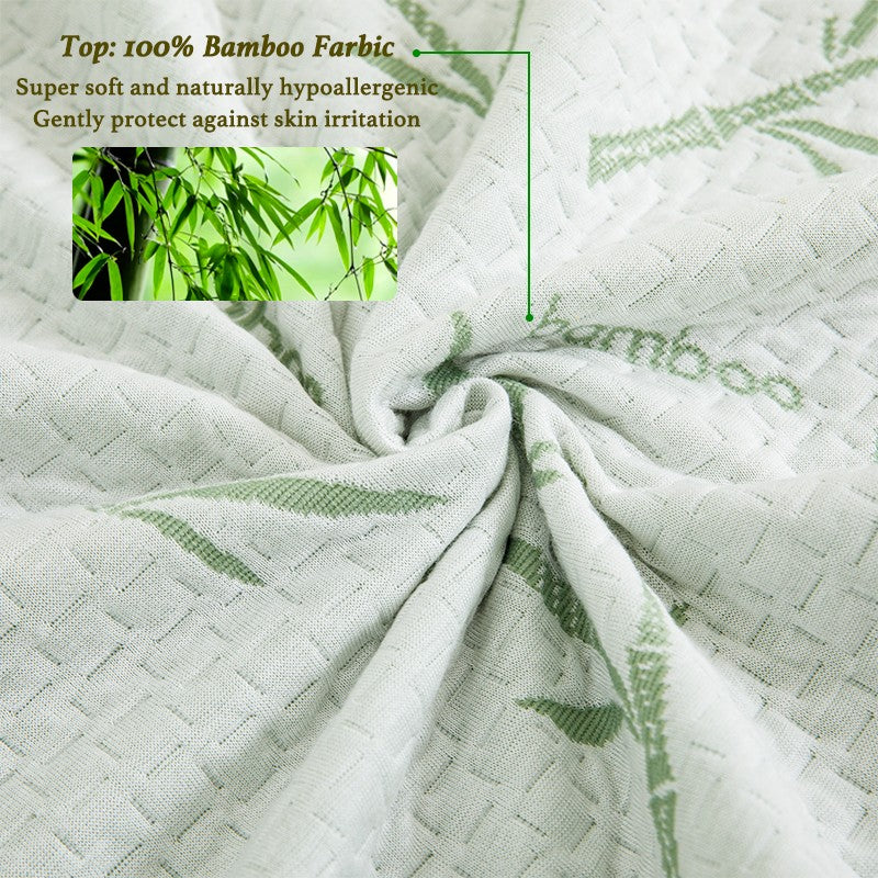 Capa de colchão de bambu à prova d&#39;água (sem fronha), lençol de cama com