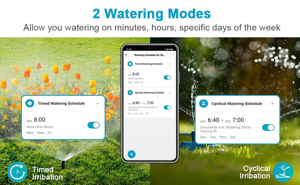 Insoma wi fi automático polvilhe temporizador remoto jardim temporizador de ág