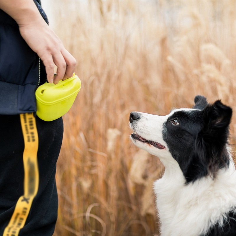 Pet portátil cão treinamento cintura saco tratar lanche isca cães obediência