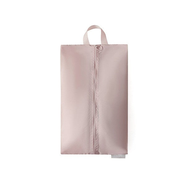 Bolsa leve para armazenamento de sapatos com alça, fecho com zíper e costura r