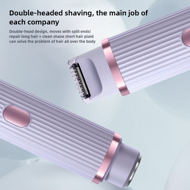 Barbeador elétrico para mulheres, à prova d&#39;água, lâminas de cabelo molh