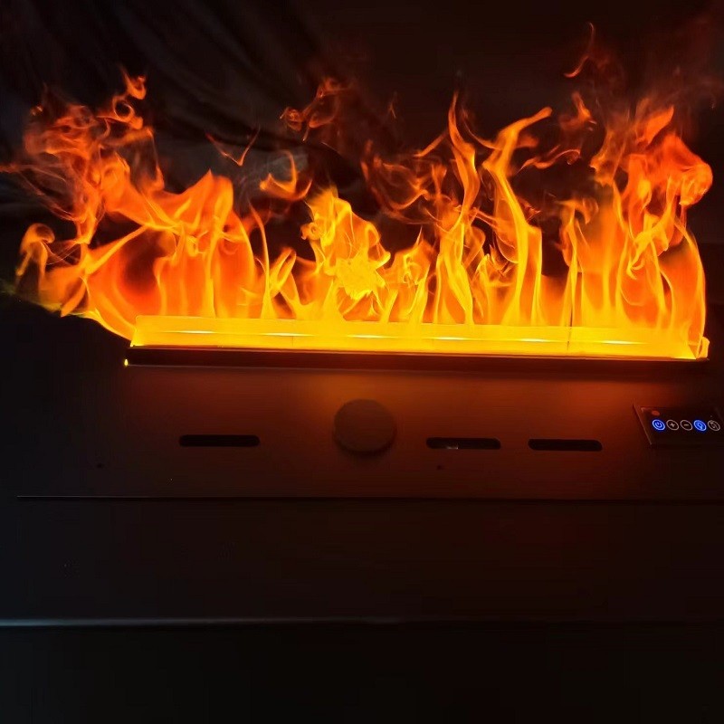 5 anos de garantia Comprimento 3D fogo a vapor lareira elétrica laminada a vapo
