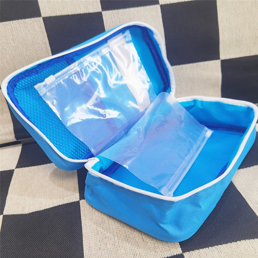 Kit de primeiros socorros para medicina saudável, pano oxford, portátil, armaz