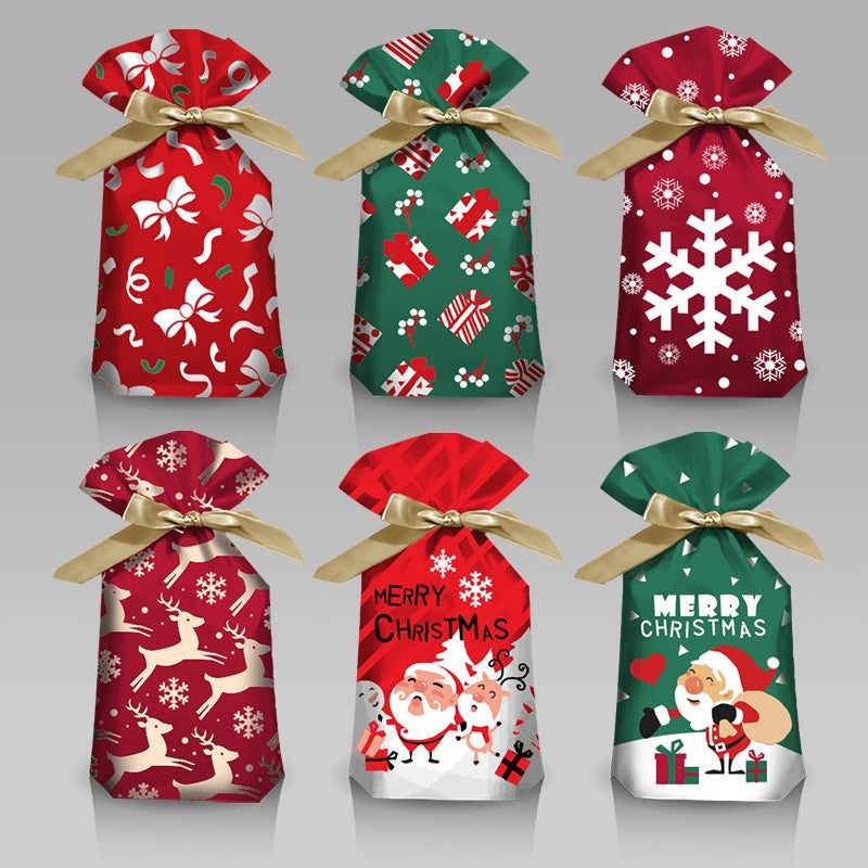 2022 saco de doces de natal saco de presente de papai noel decoração de natal