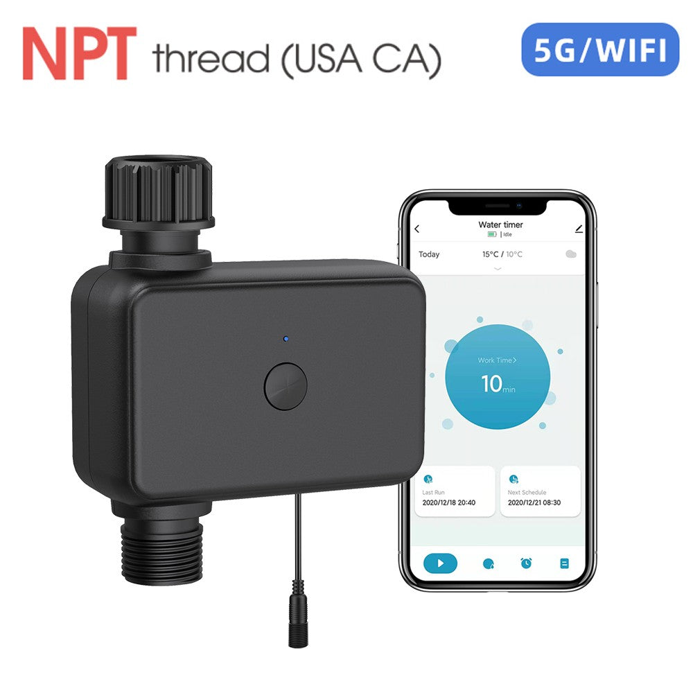 Tuya zigbee/wifi temporizador de água 1 zona sistema de rega programável flor