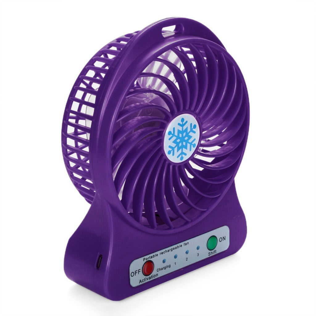 Mini pequeno ventilador de carregamento usb portátil dormitório escritório pe