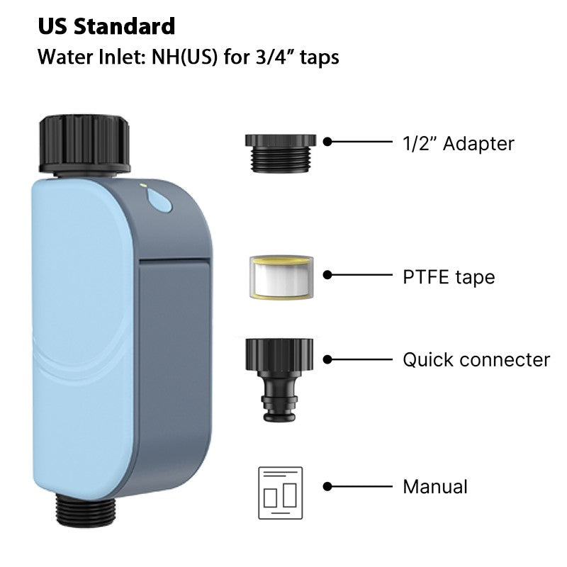 Inteligente wi fi jardim rega temporizador tuya sprinkler automático sistema de