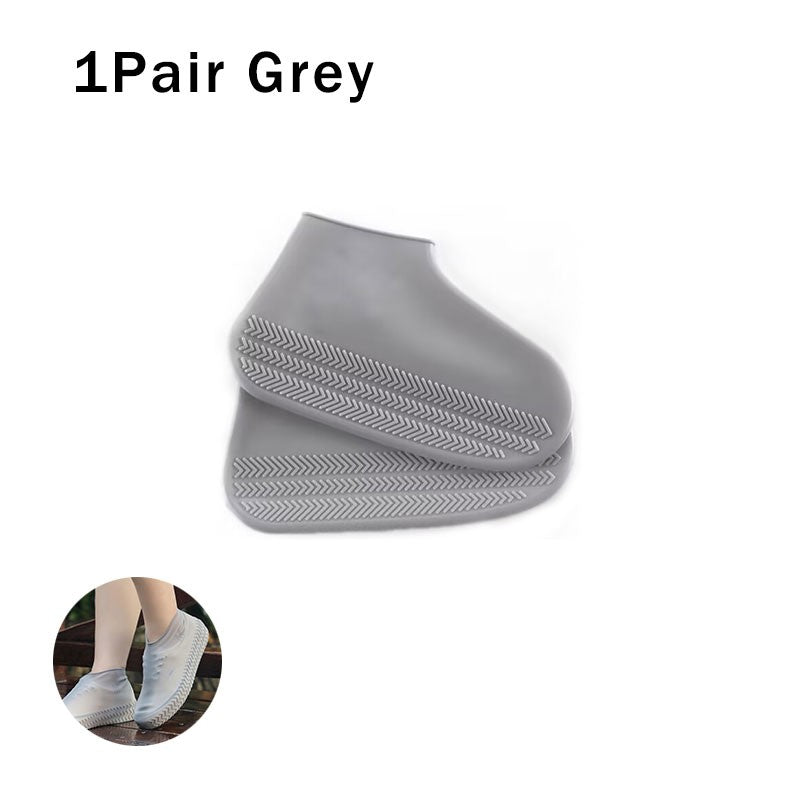Capa reutilizável para sapatos de chuva, à prova d&#39;água, silicone, uso ao